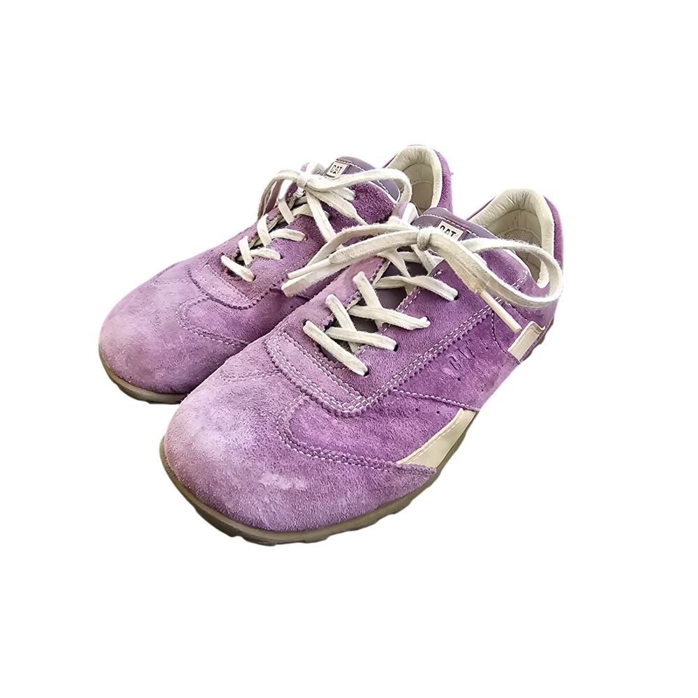 Cat Catapillat purple suade kids  youth‎ shoes size 4/  EU 36